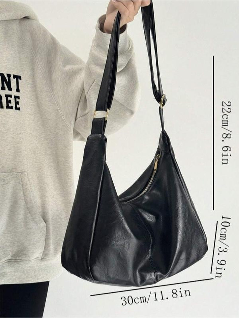 "Daily Chic" Crossbody Tote Bag - Large Capacity & Minimalist Style