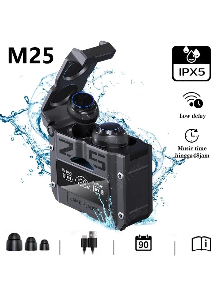 M10 Wireless Headphones TWS Bluetooth Touch Control Earphones Sport Earbuds Hifi Stereo Gaming Headset with Mic for Smartphone