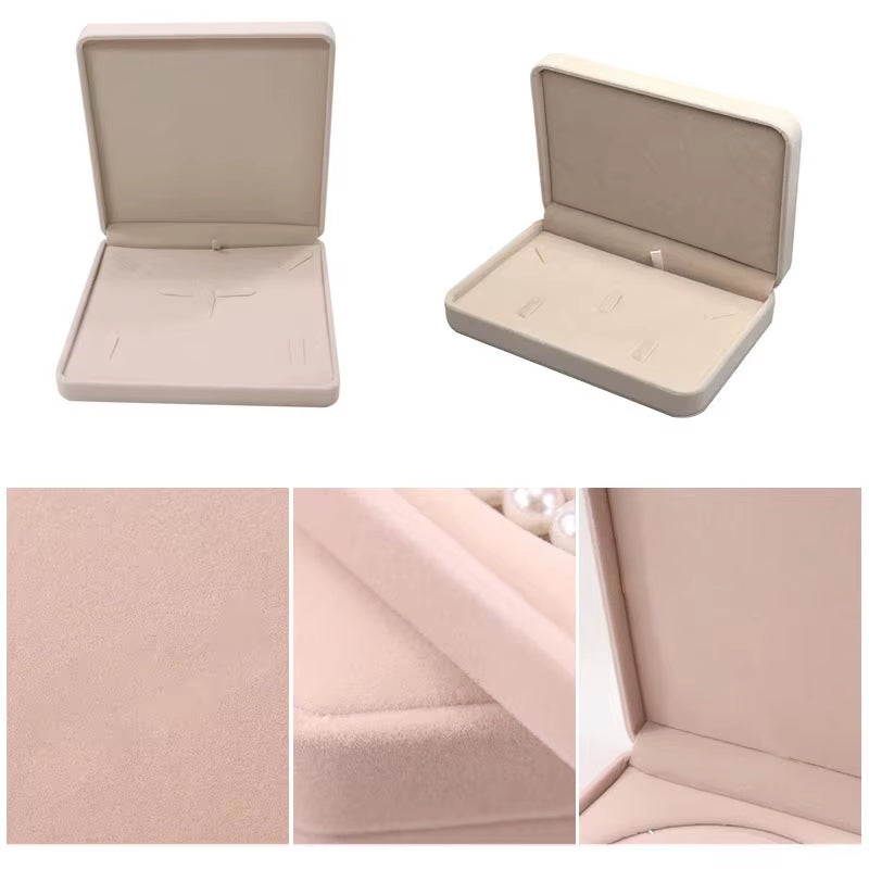 Luxury Velvet Travel Jewelry Organizer - Anti-Tangle Storage Case