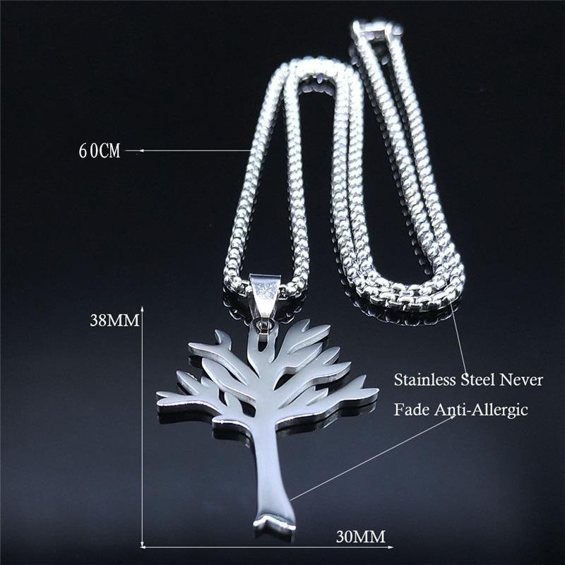 "Mystic Tree" Amulet Necklace - Modern & Enigmatic Unisex Design