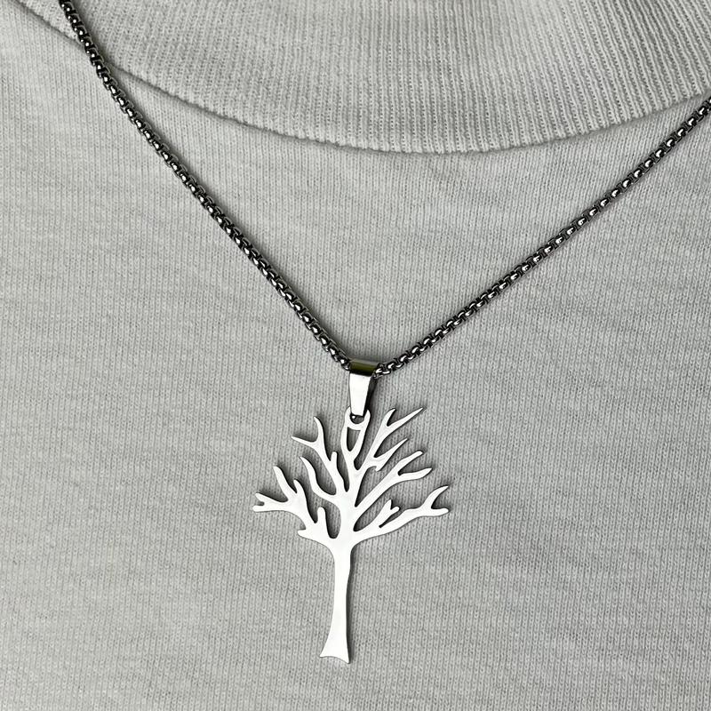"Mystic Tree" Amulet Necklace - Modern & Enigmatic Unisex Design