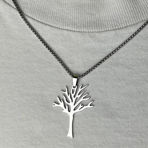 "Mystic Tree" Amulet Necklace - Modern & Enigmatic Unisex Design