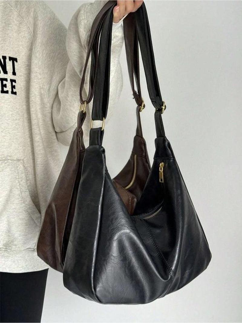 "Daily Chic" Crossbody Tote Bag - Large Capacity & Minimalist Style