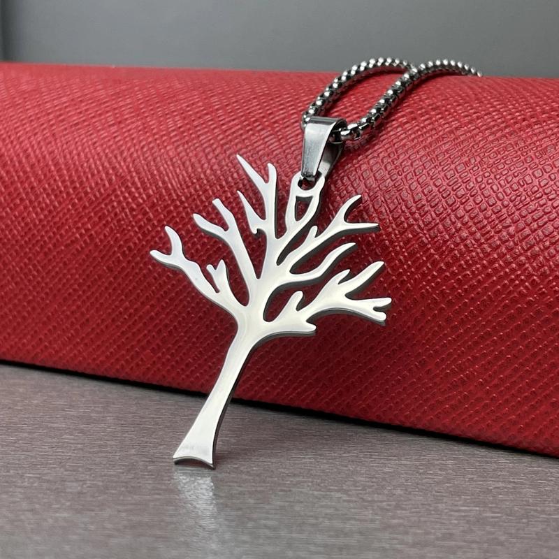 "Mystic Tree" Amulet Necklace - Modern & Enigmatic Unisex Design
